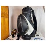 Laura Diaz Autographed Golf Bag, Laura Diaz Autographed Caddie Vest, Two Clubs and Two Club Covers