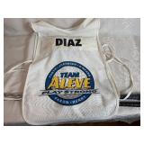 Laura Diaz Autographed Golf Bag, Laura Diaz Autographed Caddie Vest, Two Clubs and Two Club Covers