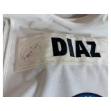 Laura Diaz Autographed Golf Bag, Laura Diaz Autographed Caddie Vest, Two Clubs and Two Club Covers