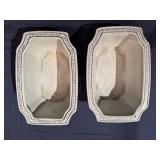 Vintage Chinese Blue and White Porcelain Planter Pots with Floral Design