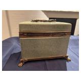 Vintage Green Small Treasure Chest