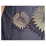 Palm Leaf Crystal Glass Display Bowls