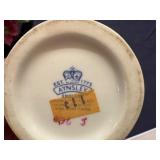 Vintage Porcelain Pink Rose from Italy, Coal Port Bone China Floral Arrangement, Ansley Porcelain Floral Arrangement (some small chips/imperfections)