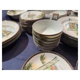 Vintage Kutani China Pieces, Hand Painted Made in Japan