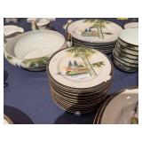 Vintage Kutani China Pieces, Hand Painted Made in Japan