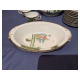 Vintage Kutani China Pieces, Hand Painted Made in Japan