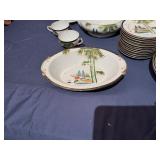Vintage Kutani China Pieces, Hand Painted Made in Japan