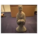 Clay Tomb Statue and Pottery Tomb Figurine