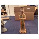 Clay Tomb Statue and Pottery Tomb Figurine