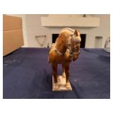 Tang Dynasty Style Sancai Glazed Pottery Horse