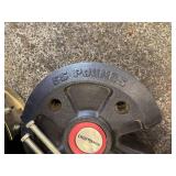 Craftsman Snowblower Attachment for Craftsman Mower Model 917.258921 includes Two 55 lb Counterweights, Minimal Use