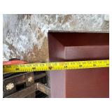 Cabinet Enclosed White Board with Pull Down Projection Screen (60" Wide x 4" Deep x 48" Tall)