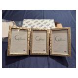 New Galassi Marcelli Collection Tri-Fold Picture Frame (4 x 6)
