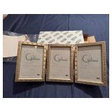 New Galassi Marcelli Collection Tri-Fold Picture Frame (4 x 6)