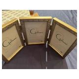 New Galassi Marcelli Collection Tri-Fold Picture Frame (4 x 6)