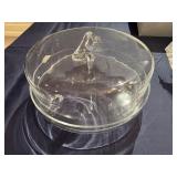 New Shannon Crystal Cake Plate with Cover (made in Poland)