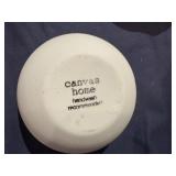 New Porcelain Decanter/Server/Bud Vases with Three Small Bowls