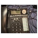 Collection of Landline Telephones, including several corded and cordless models from Panasonic and AT&T