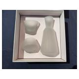 New Frosted Three-Piece Sake Set
