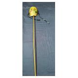 Hand Painted Venetian-Style Ceramic Masquerade Mask on a Stick