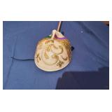 Hand Painted Venetian-Style Ceramic Masquerade Mask on a Stick