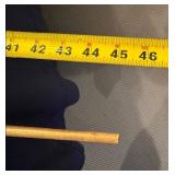 Hand Painted Venetian-Style Ceramic Masquerade Mask on a Stick