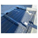 FUTURE 100 Sheets of Dark Gray Galvalume Steel Siding, 12 Foot Sheets (FTL100)