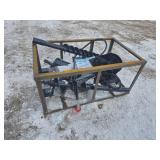 AGT Skid Steer Auger Attachment - 6/12/14 Inch (SSECG-Y/SSECAG-Y)