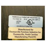 Thomasville Solid Wood Armoire with Drawers and Shelves, 72in x 42in x 24in