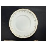 Vintage Mixed Lot of Glassware, Plates, and Metal Trays