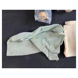 Basket with Assorted Sewing and Craft Supplies