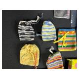 Assorted Lot of Small Pouches and Drawstring Bags