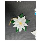 Vintage Evergleam 2 Ft Aluminum Christmas Tree with Box and Handmade Ornaments