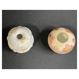 Pair of Vintage Porcelain Hair Receivers Made in Germany
