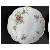 Set of 3 Antique Porcelain Plates - Royal Cauldon, Limoges, Bareuther