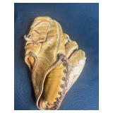 Pair of Vintage Rawlings and Mizuno Leather Baseball Gloves
