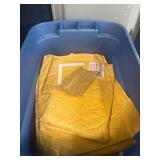 Collection of Used Padded Mailers in Storage Tote