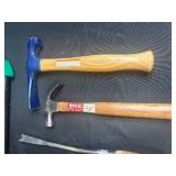 Mixed Lot: Terracotta Pots with Seashells, Hand Tools, and Sprinkler