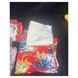 Assorted Vintage Table Linens and Embroidered Napkins Lot