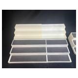 Set of 3 Acrylic Tiered Display Stands