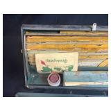 Vintage Showcard Sign Lettering Kit with Stencils and Case