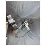 X-Acto Paper Cutter, Clip-On LED Lamp, and Desk Magnifier Lot