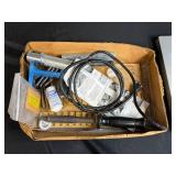 Soldering Iron Tool Lot with Accessories and Metal Sheet Bending Brake