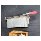 Soldering Iron Tool Lot with Accessories and Metal Sheet Bending Brake