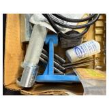 Soldering Iron Tool Lot with Accessories and Metal Sheet Bending Brake