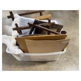 Collection of Vintage Wood Picture Frames Assorted Styles