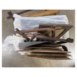 Collection of Vintage Wood Picture Frames Assorted Styles