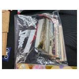 Holiday and Gift Assorted Lot with Santa Ornament, Tin, Gift Bags, and Cards