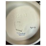 Vintage Goebel Figurine, Westward Look Resort Ashtray, and Wooden Toy Lot