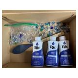 Tie Dye Craft Kit with Rit Indigo Dye, Marbles, Rubber Bands, and Fabric - ink qty unverified